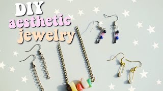 Heyya! i decided to share how make trendy & stylish pinterest/tiktok
inspired jewelry! shared made safety pin earrings, e-girl chain
earr...