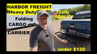 Harbor Freight folding cargo carrier!