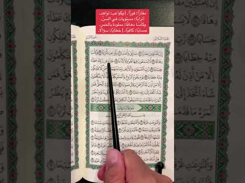 كلمات القرآن الغريبة ١٥١٩ معنى مفاز ا وكواعب أتراب ا وكأس ا دهاق ا حساب ا خطاب ا