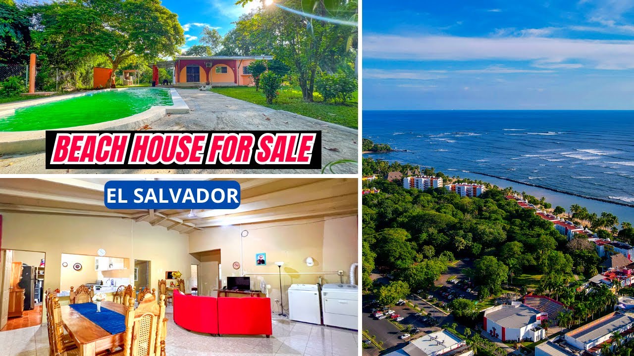 SPECTACULAR BEACH HOUSE IN RESIDENTIAL SALINITAS / SONSONATE YouTube