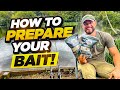How to prepare carp fishing boiliesbait
