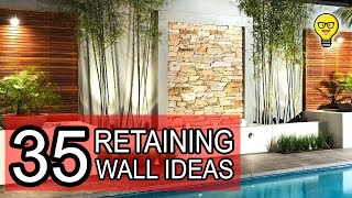 Famous 35 AMAZING Retaining Wall Design Ideas For Landscaping Profile