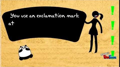 Using exclamation marks