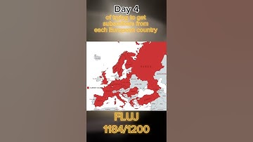 Day 4 of trying to get subscribers from each European country #foryou #europe #map #mapper #mapchart
