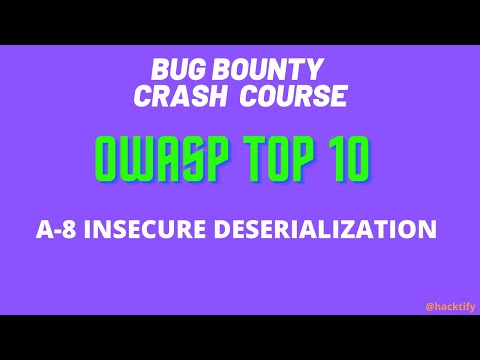 8 OWASP : ID | Bug Bounty | Penetration Testing | Ethical Hacking for Beginners Crash Course