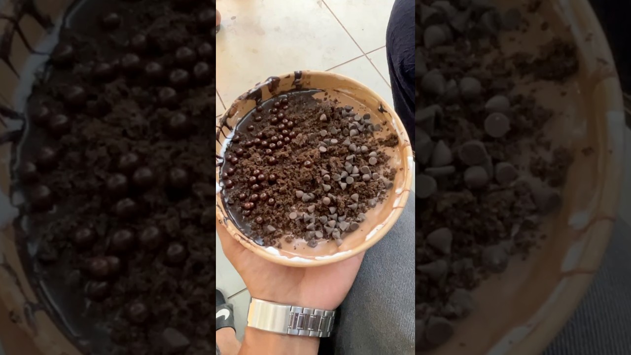 Double chocolate bowl cake 🍰 🤗ke sath waffle 🧇 free 🥳
