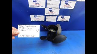 FOR SALE: OMC Small Hub V-4 Solas Aluminum Prop 4 Blade  19 Pitch OD2109 $75 F-3