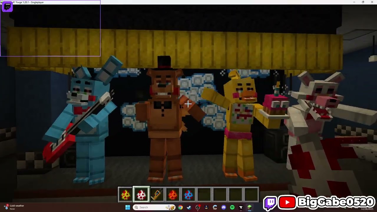 Gabe's Custom FNAF 2 Minecraft Map Tour
