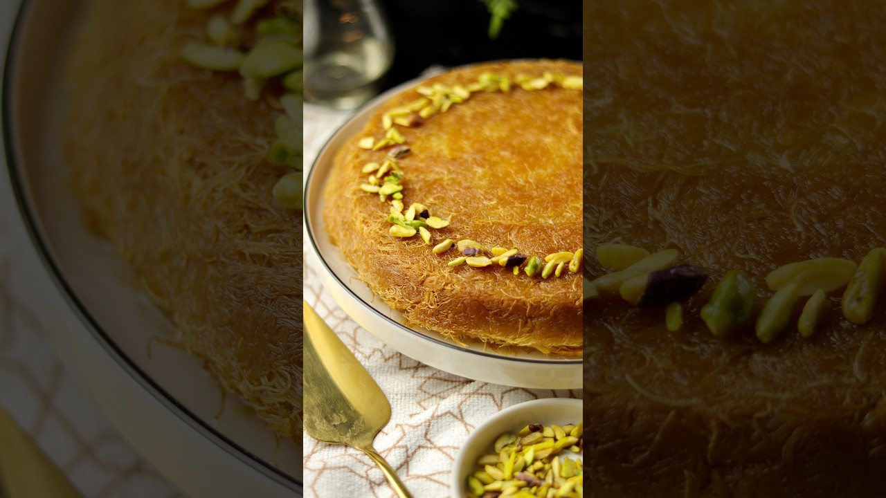 الكنافه بالكريمه الأصليه بتاعه زمان 👌🏻علي طريقه جدتي ❤️