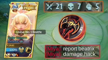 ONLY 0.01% BEATRIX BUILD USER KNOW THIS BUILD!! ( Bug damage or cheat?!)