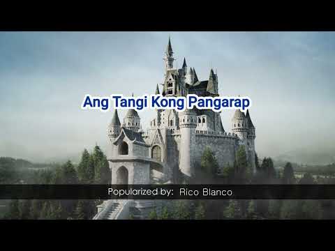 16654   Ang Tangi Kong Pangarap   Rico Blanco