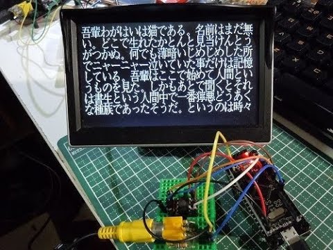 Black Pillボードで漢字表示