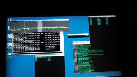 My sdr scanning local p25 with dsd
