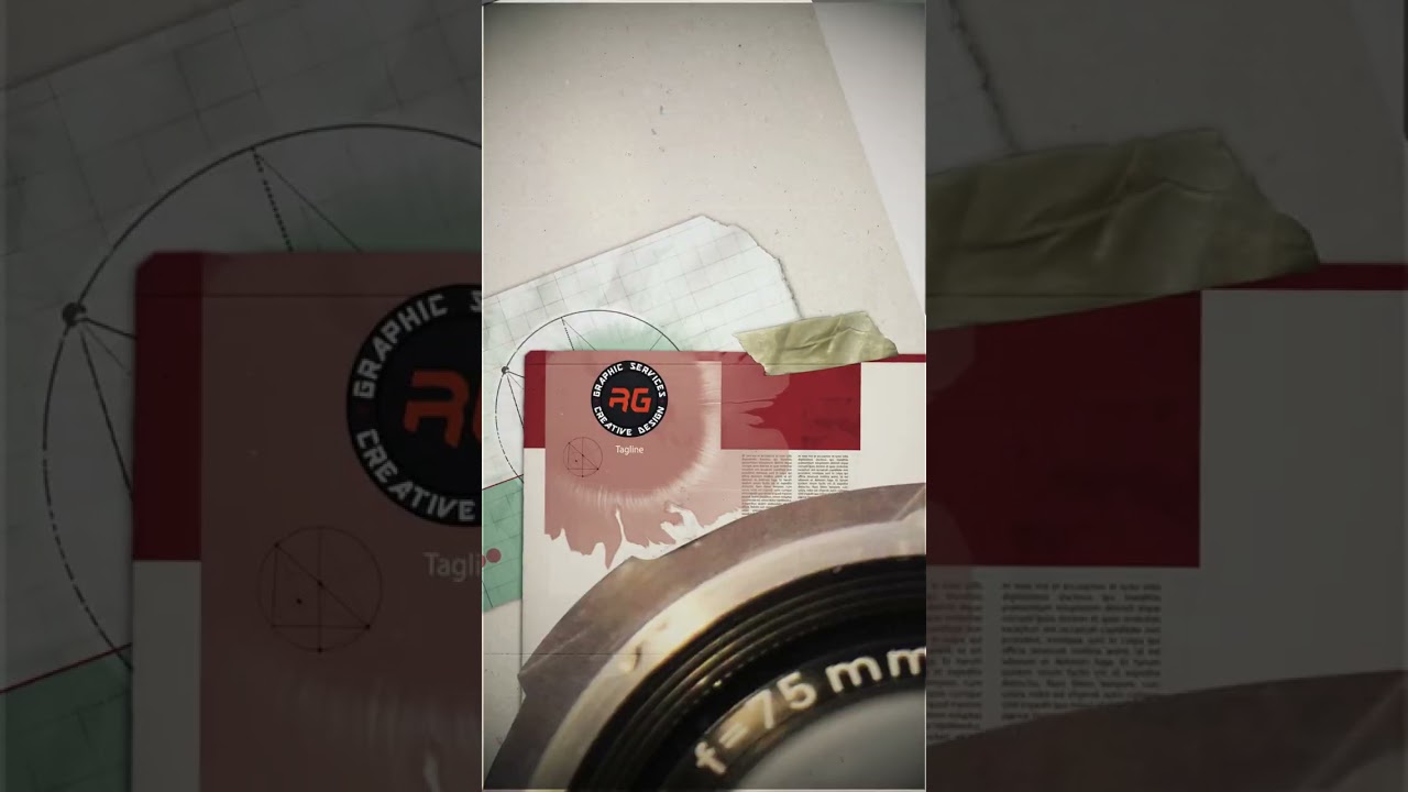 Free After Effects Template Camera Lens Logo Animation 