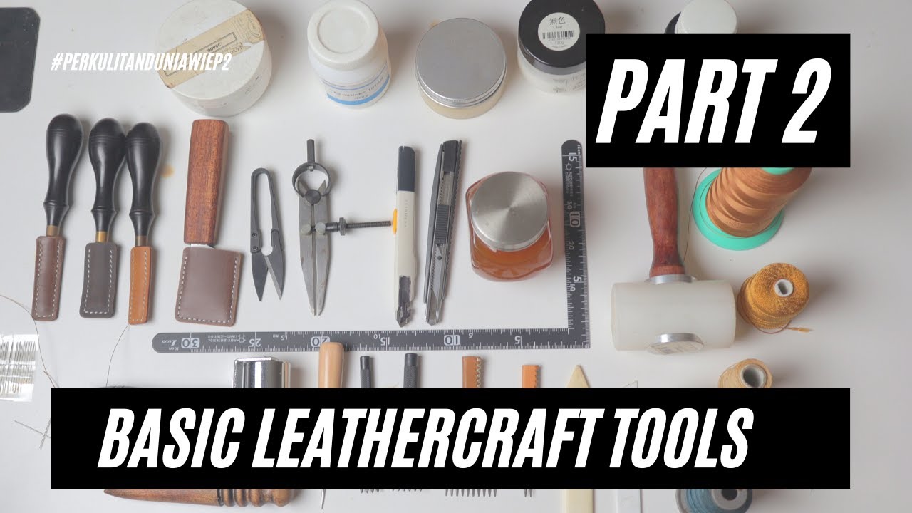 Leather Craft] 10 leather craft tools for beginners / basic