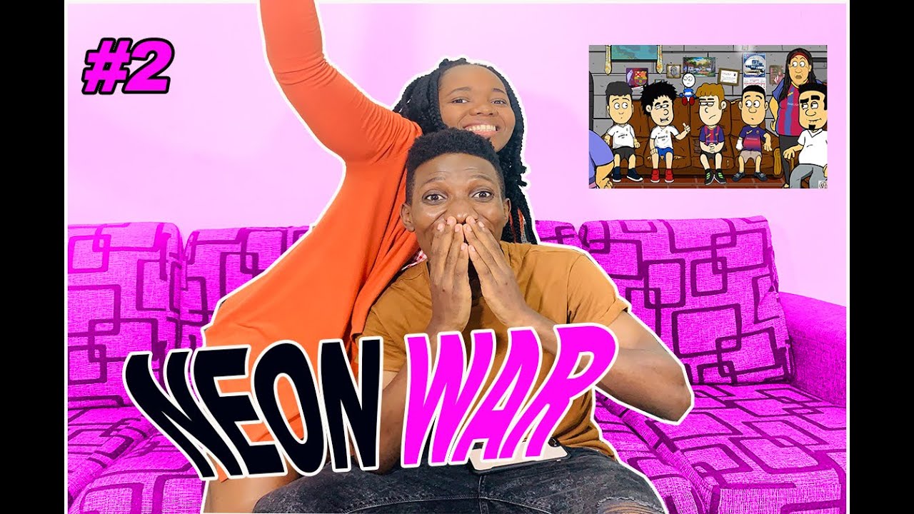 AFRICANOS REACCIONAN NEON WAR EL CLASICO #2