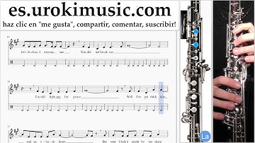 Como Tocar Oboe Sia Elastic Heart Parte#2 Clases Notas Musicales Tutorial Tablatura Maestro