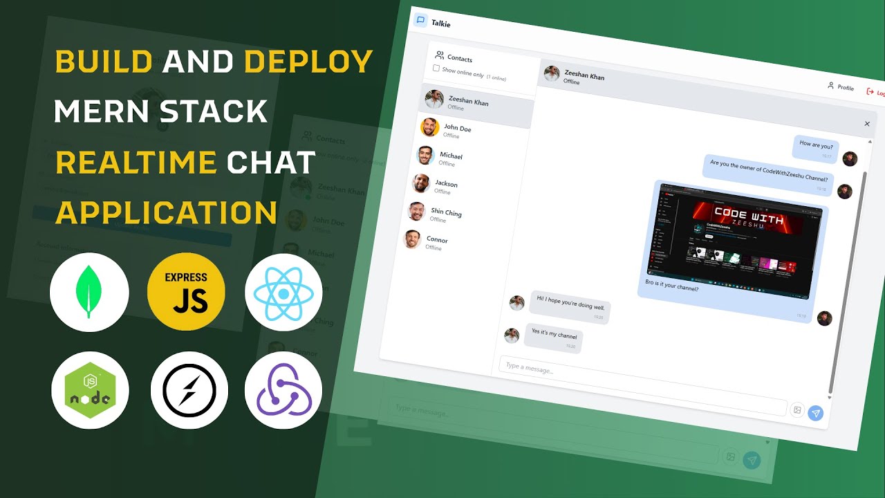 MERN Stack Project | RealTime Chat Application with Node, Express ...
