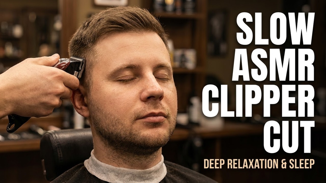 Slow ASMR Clipper Haircut 💈 No Talking | Deep Relaxation & Sleep
