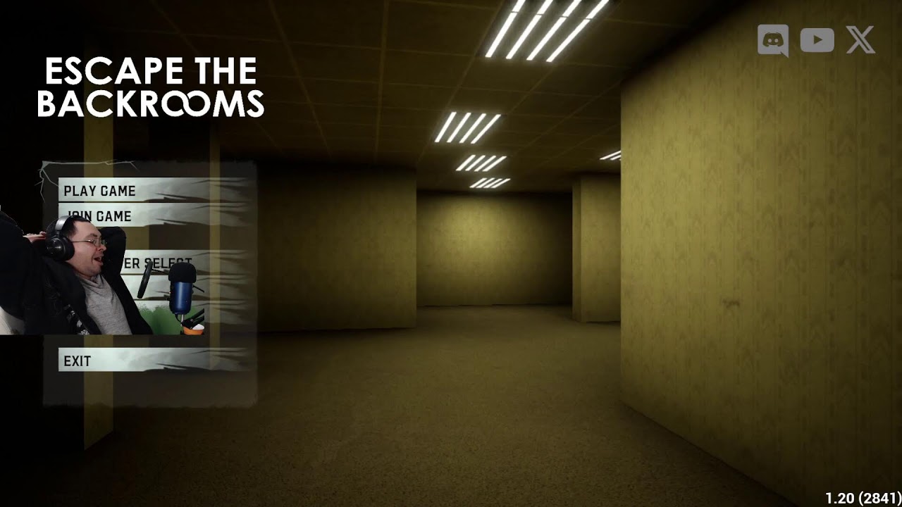 Back To The Backrooms and Escape The Backrooms Squatchy Stream