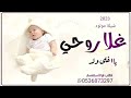 شيلة يا غلا روحي ويا أغلى ولد شيلة ترحيب بالمولود محمد 