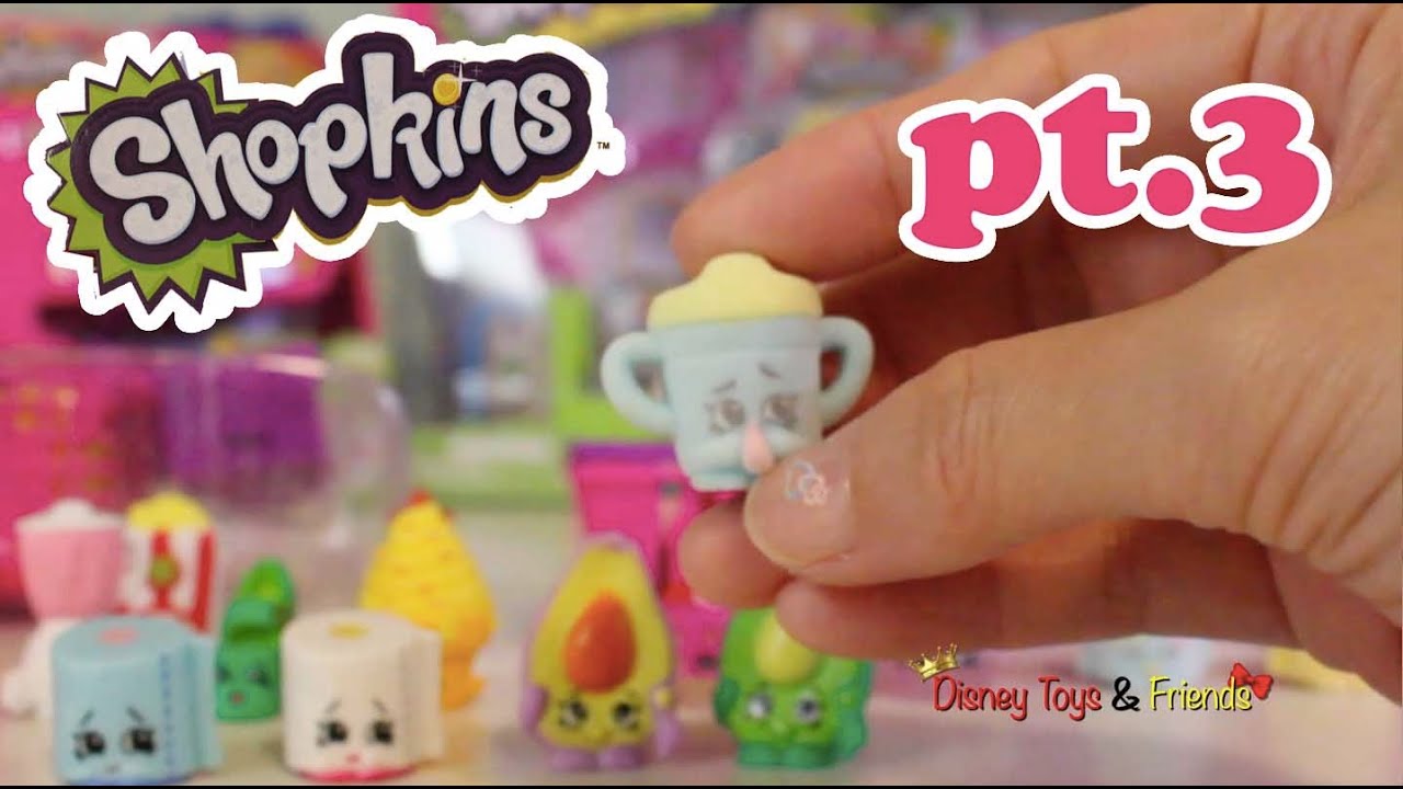 SHOPKINS SEASON 2 PART 3 (Three 12 Packs Shoppin' Cart Bakery Small Mart) 4 Ultra Rare 4 Fluffy Baby