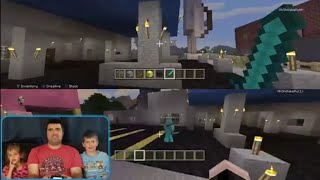 Daddy's going to get FIRED in Minecraft tour of Daddy's work with Leland