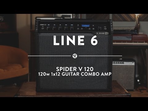 Line 6 Spider V 120 1x12 Guitar Combo Amp | Reverb Demo Video