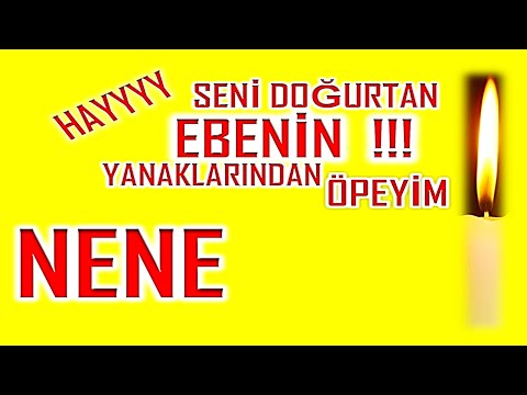 İyi ki Doğdun Nene İsme Özel Komik Doğum Günü Şarkısı