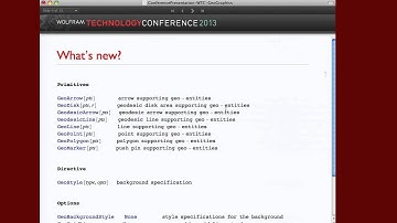 Geographic Visualization