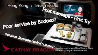 (cc) travelling in style from hong kong to tokyo with cathay dragon's
business class