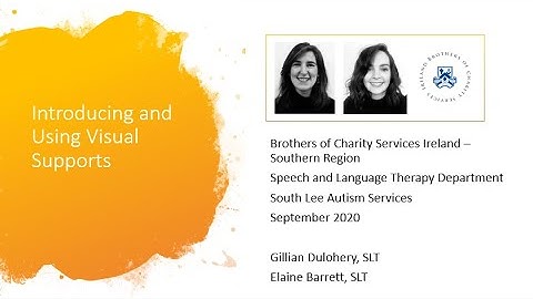 Introducing and Using Visual Supports