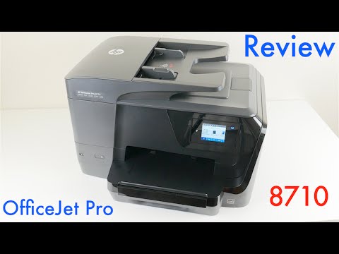 HP Pro 8710 Wireless All-in-One Inkjet Printer YouTube