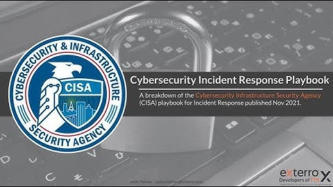 CISA Cyber security Incident Response Playbooks - Episode 8 - FTK and CISA