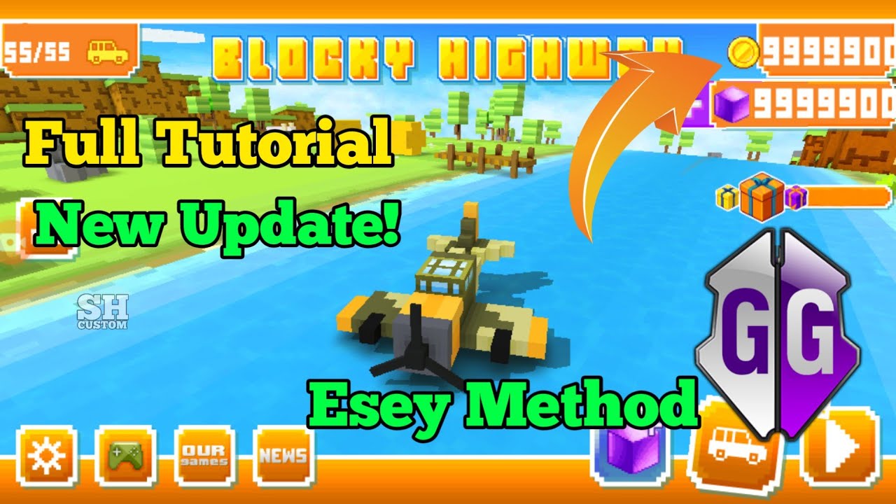 How To Get Unlimited Money In Blocky Highway With Game Guardian