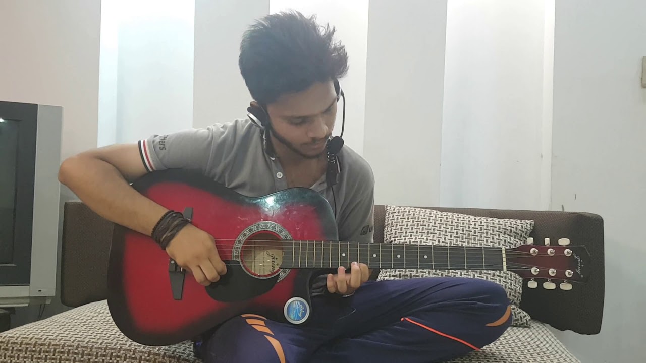 Aadat Cover | Guitar | Tanzeel Rathore | 2019