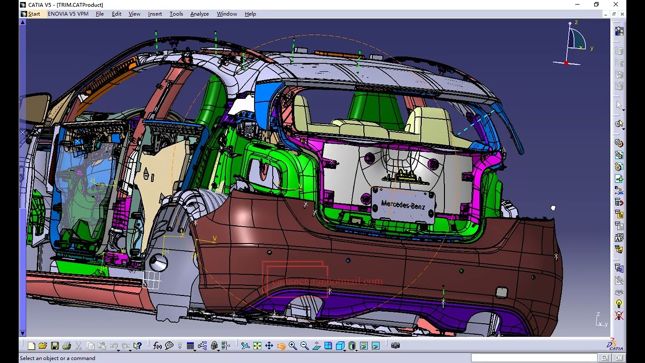 CAR TRIM in CATIA YouTube