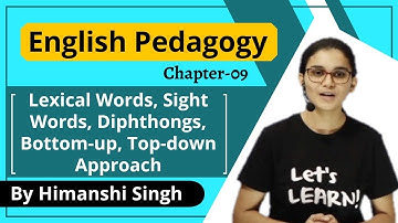 What are Lexical, Sight, Function words - English Pedagogy Course for CTET/MPTET -2020 | Chapter-09