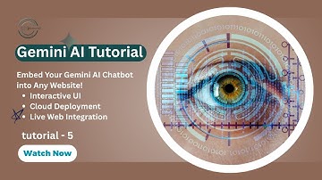 5. Embed Gemini AI Chatbot in Your Website | UI with Streamlit + Cloud Deployment (Render)
