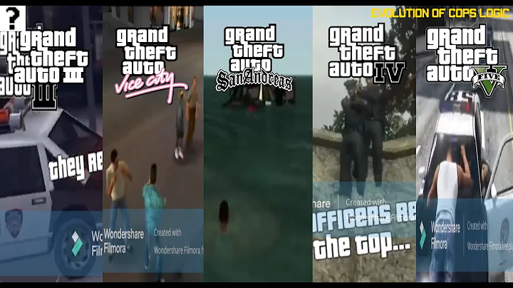Evolution of COPS LOGIC in Grand Theft Auto Games (2001-2022)
