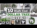 10 HIGH-END DOLLAR TREE DIYS 2020 | GORGEOUS HIGH-END Home Decor using Dollar Tree ITEMS!