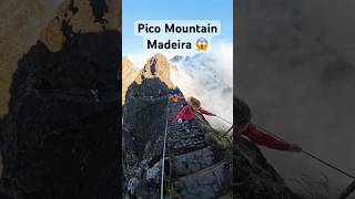 Madeira’s Treppe zum Himmel 😱 #mountains #travel #hiking #madeira #portugal