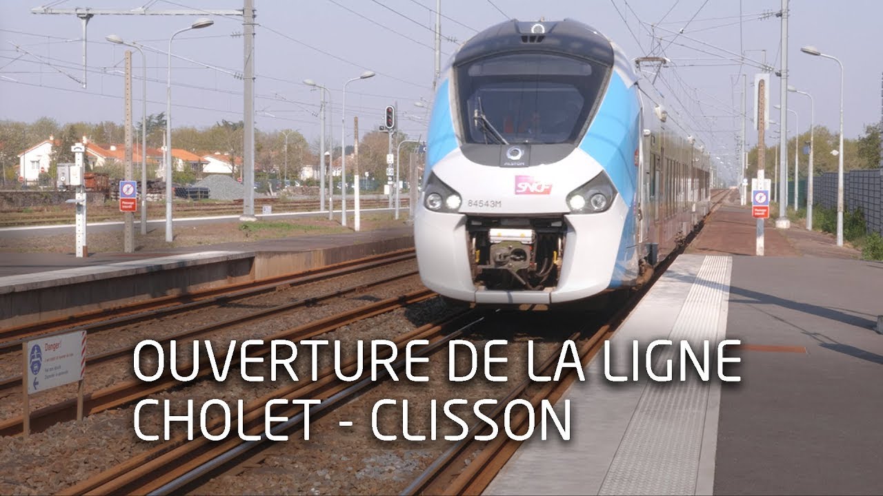 reportages francais Fin des travaux sur la ligne TER Cholet - Clisson