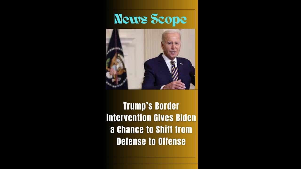 Trump vs. Biden Border Policies Unveiled  Political Showdown 2024