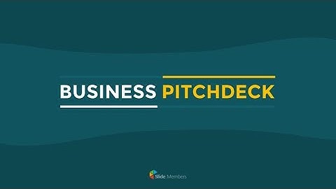 Business Pitch Deck Animated Slides in PowerPoint