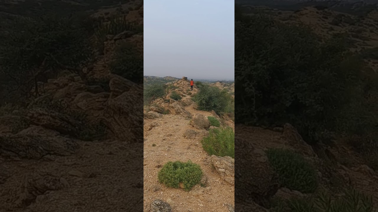 Heiking trail at Tiger Hill Malir