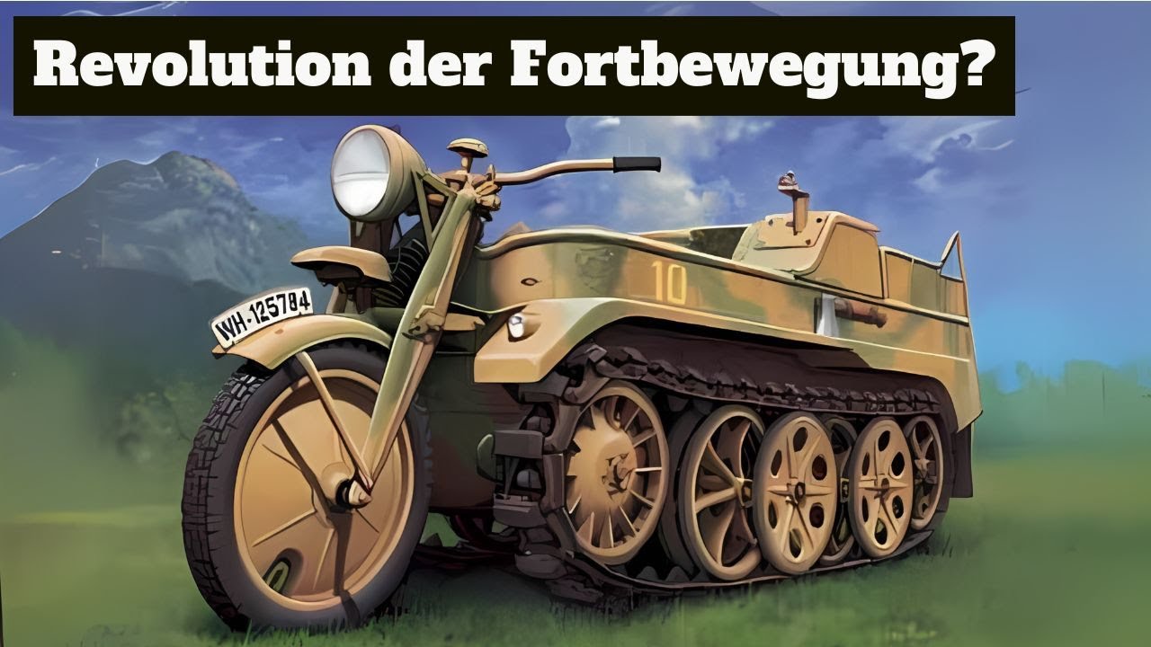 Halb Motorrad, halb Panzer: Wie das Kettenkrad Geschichte schrieb