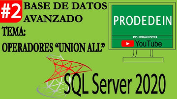 Tema 2: SQL SERVER AVANZADO - Operadores UNION ALL