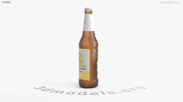 Singha Beer Bottle 3D model by 3DModels.org