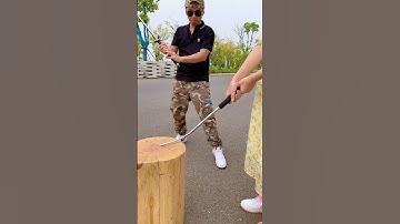 Folding self-defense stick #OUTDOOR EQUIPMENT #QUALITY LANGLANGDI